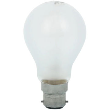 لامپ حبابی خاری 220 ولت 100 وات لیندر شیشه مات سرپیچ خاری (پایه BA22D)