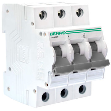 فیوز مینیاتوری سه پل ۵۰ آمپر دنا الکتریک