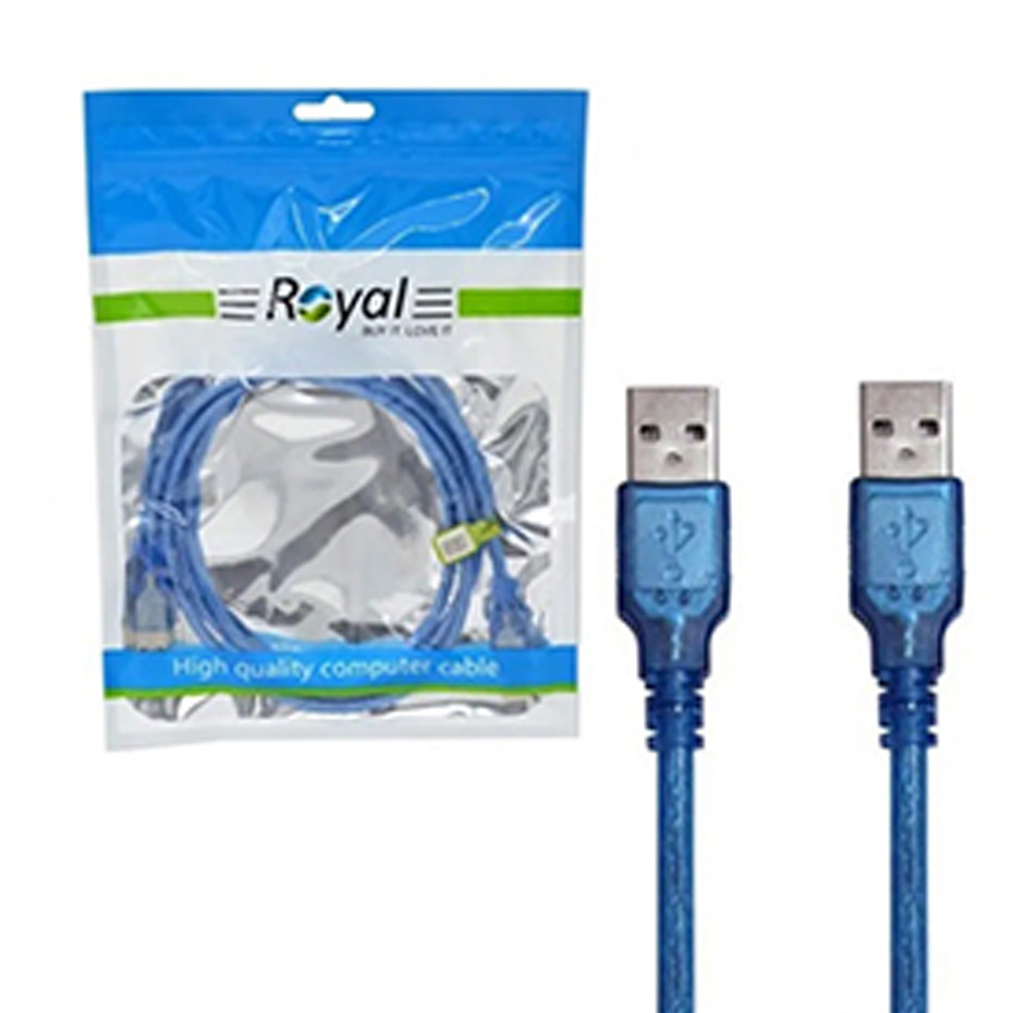 کابل 1.5 متر 2 سر USB