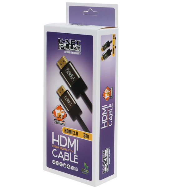 کابل 3 متر KNET PLUS HD ورژن 4k