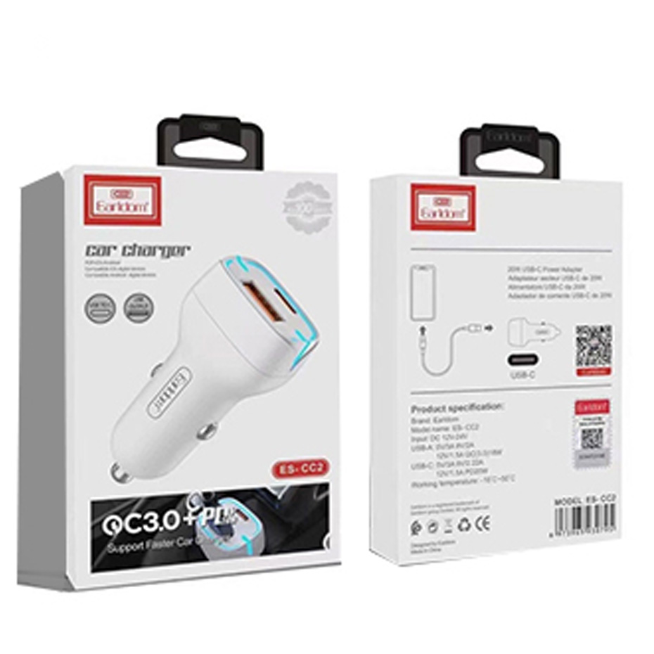 فندکی 38 وات فست شارژ تایپ c و uSb ایرلدوم بدون کابل