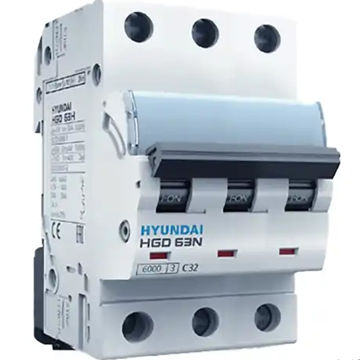 مینیاتوری سه پل هیوندا 25 آمپر تیپ B