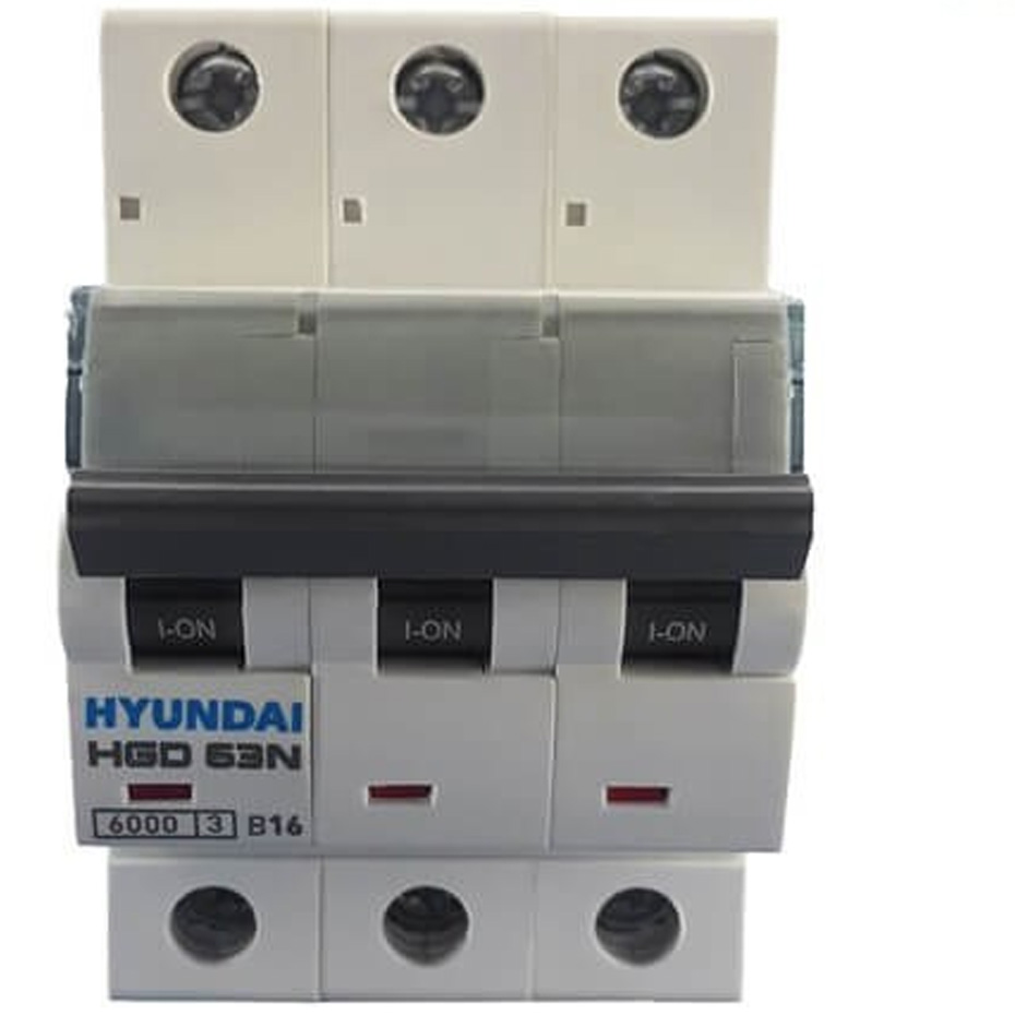 مینیاتوری سه پل هیوندا 16 آمپر تیپ B