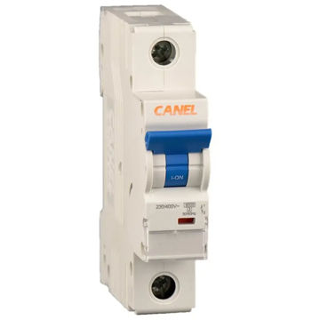 کلید مینیاتوری 16 آمپر یک پل DC کانل کد B16-6KA-1P