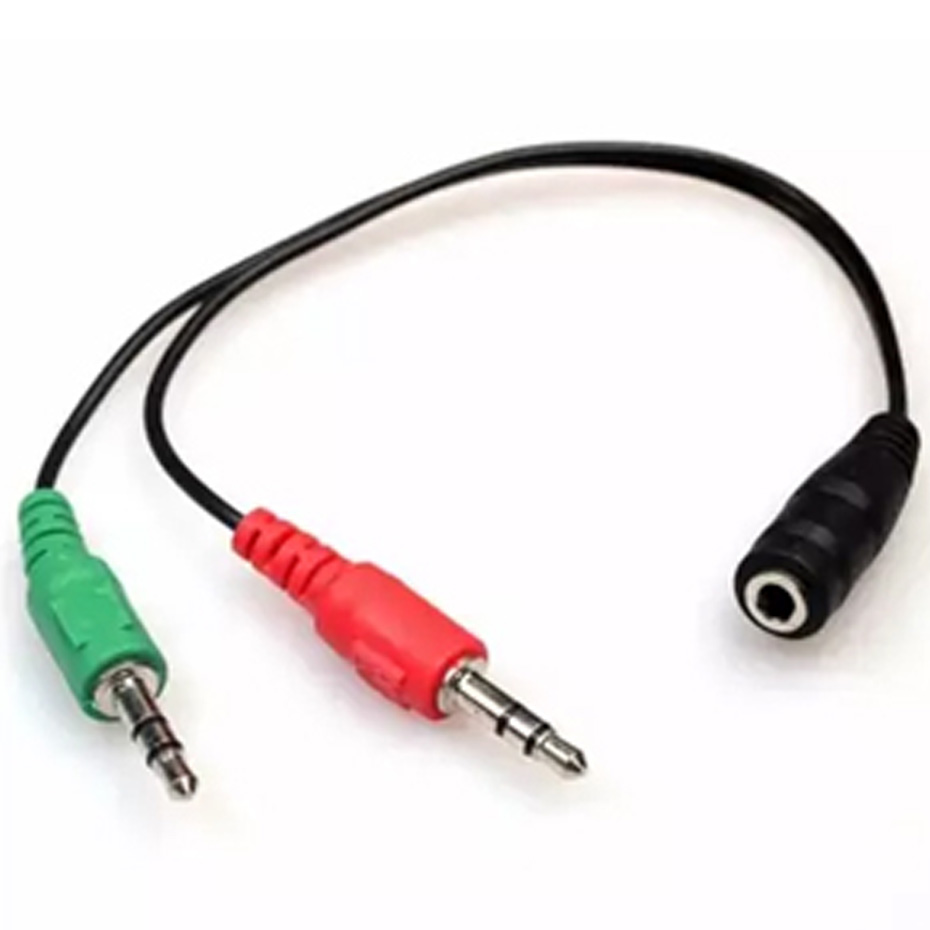 کابل 1 به 2 هدفون و میکروفون