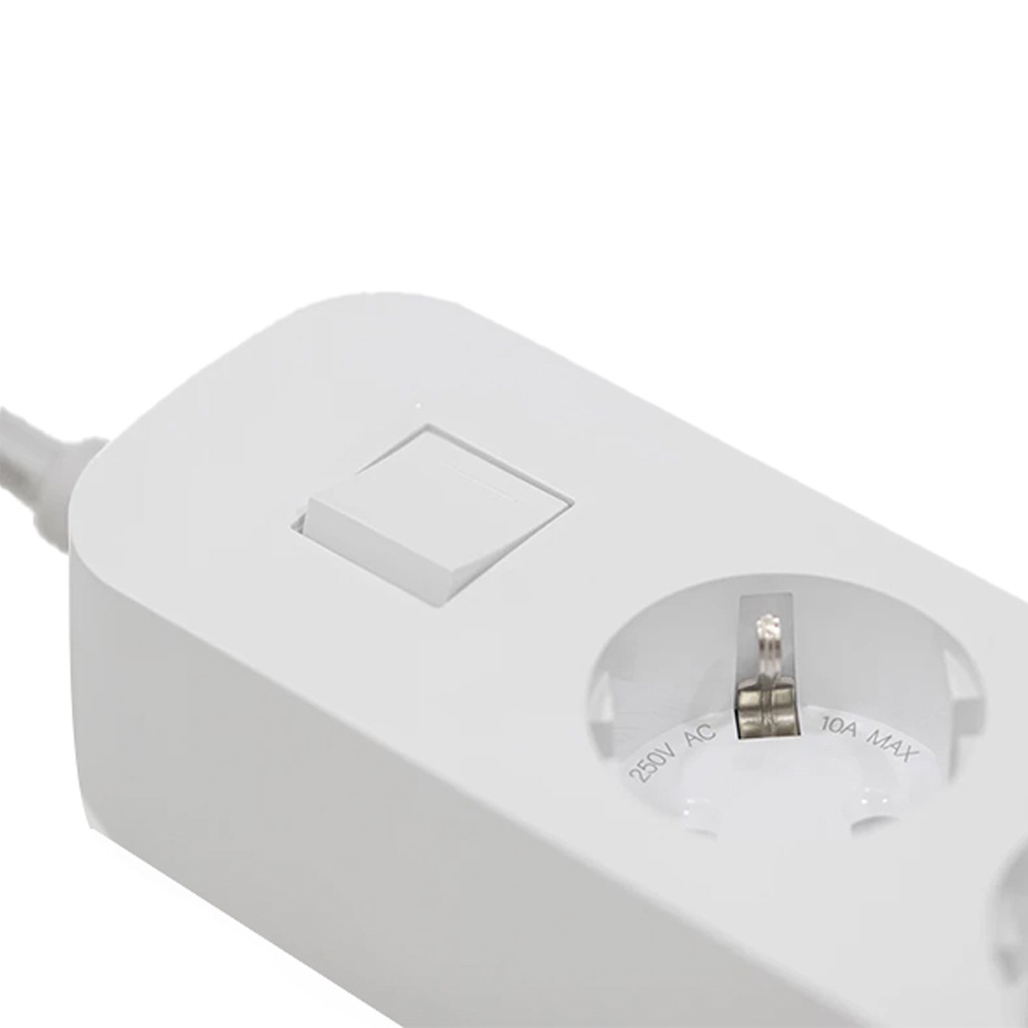 سه راهی برق هادرون دارای پورت USB و PD مجهز به شارژر 30 وات دارای کابل  1/8 متر مدل P343