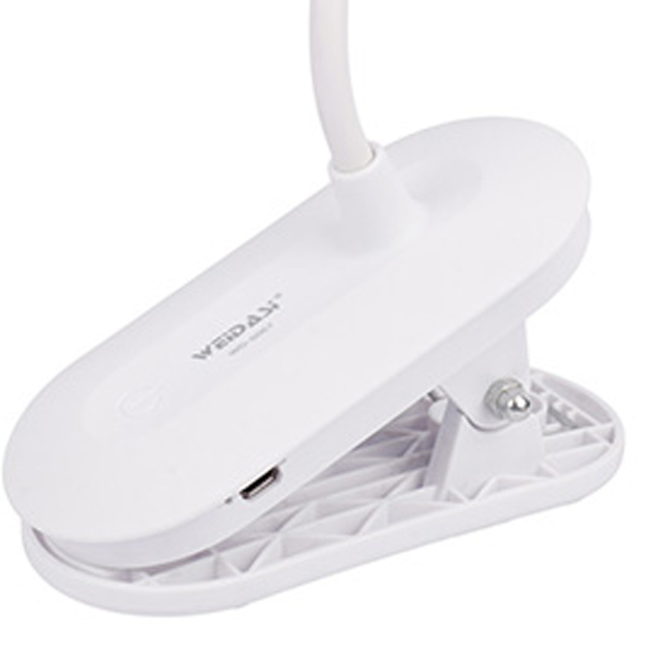 چراغ مطالعه لمسی شارژی ویداس مدل 6067 گیره دار