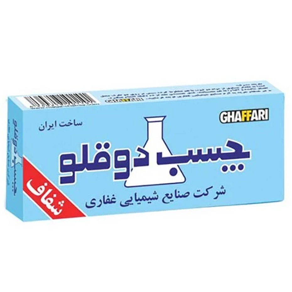 چسب دوقلو غفاری شفاف