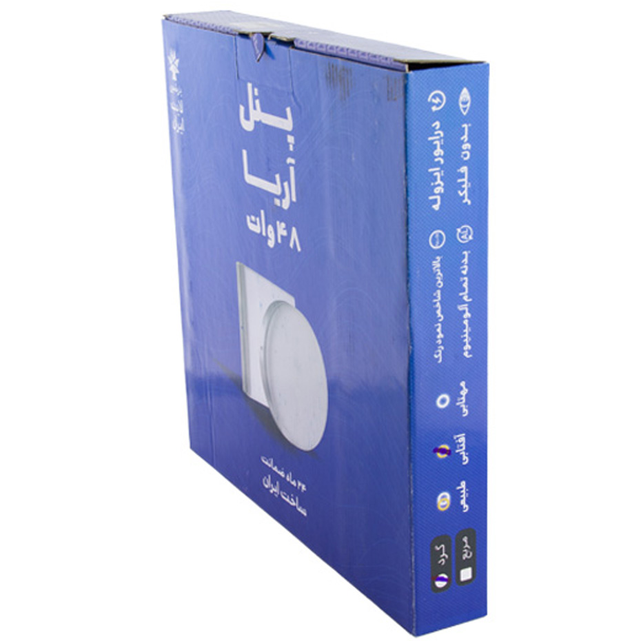 پنل 48 وات LED فول لایت پرشین لایت گرد روکار