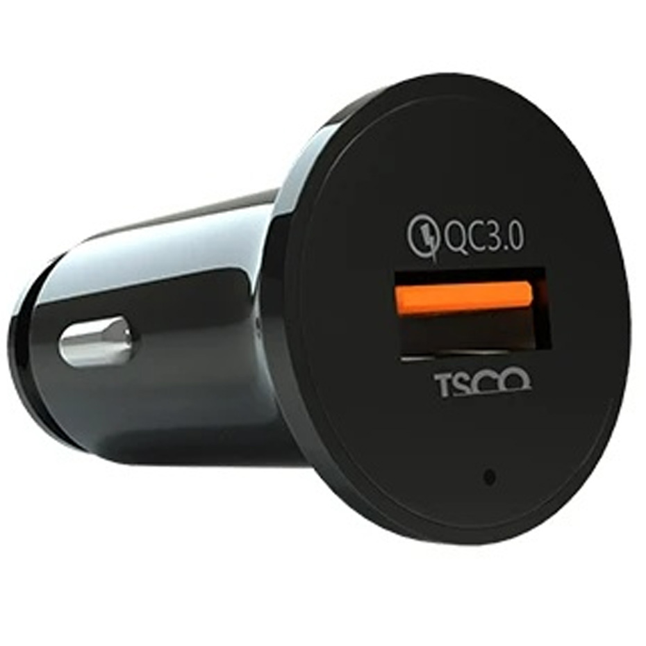 شارژر فندکی تسکو مدل TCG 34 مجهز به فست شارژ 3 آمپر