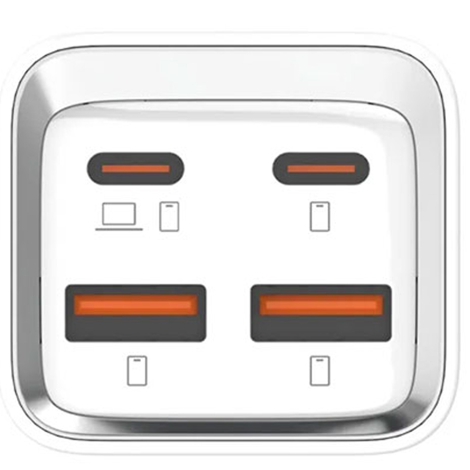 فست شارژ USB و تایپ C الدینو 4610 - 65 وات کابل 1/5 متر