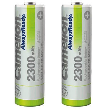 باتری شارژی قلمی کملیون Camelion AA 2300mAh Always Ready Ni‑MH 1.2V