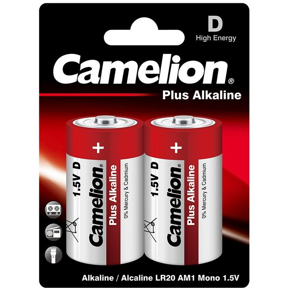 باتری بزرگ سایز D کملیون PLUS ALKALIN