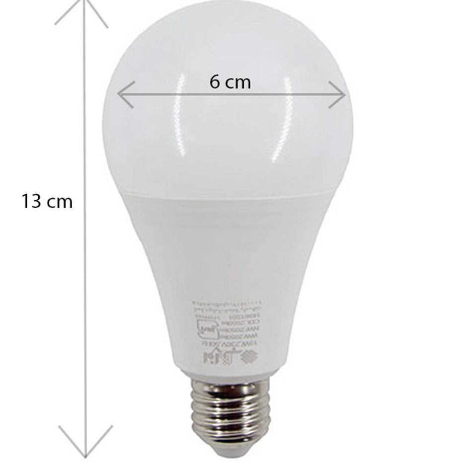 لامپ حبابی 18 وات LED افراتاب پایه E27 مدل AF-A80-18W
