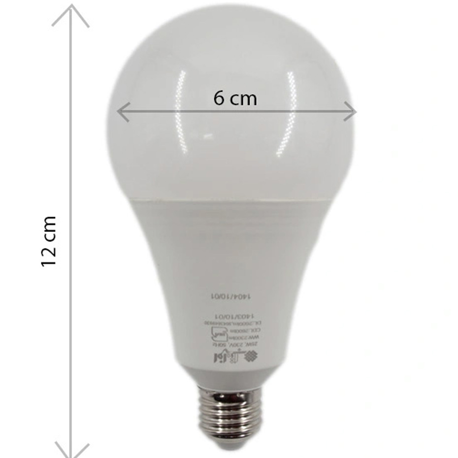 لامپ حبابی 25 وات LED افراتاب پایه E27 مدل AF-A95-25W