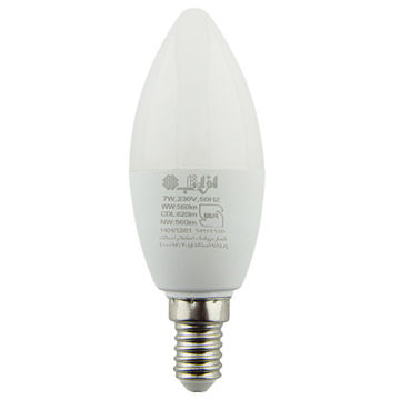 لامپ ال ای دی شمعی 7 وات افراتاب پایه E14 مدل AF-C37-7W