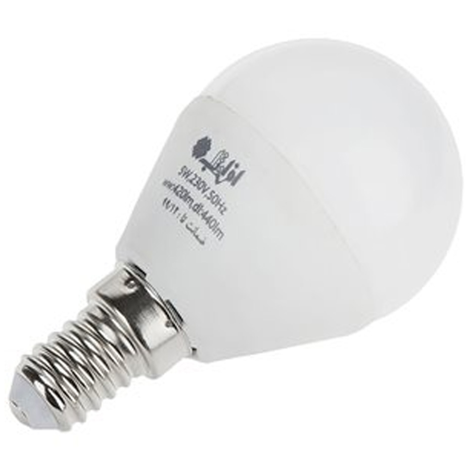 لامپ LED شمعی 5 وات افراتاب پایه E14