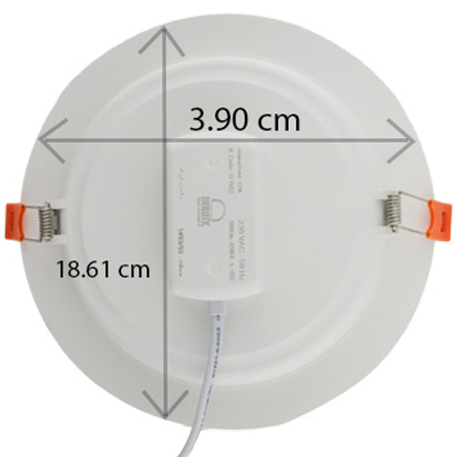 پنل LED بروکس 22 وات گرد توکار سری جنرال