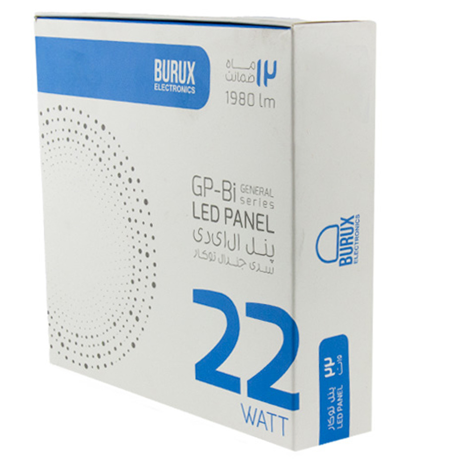 پنل LED بروکس 22 وات گرد توکار سری جنرال