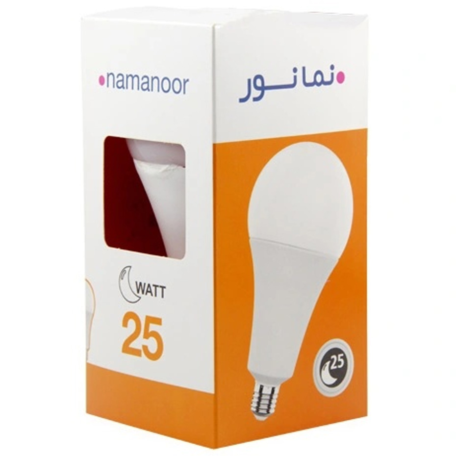 لامپ LED حبابی 25 وات نمانور پایه E27