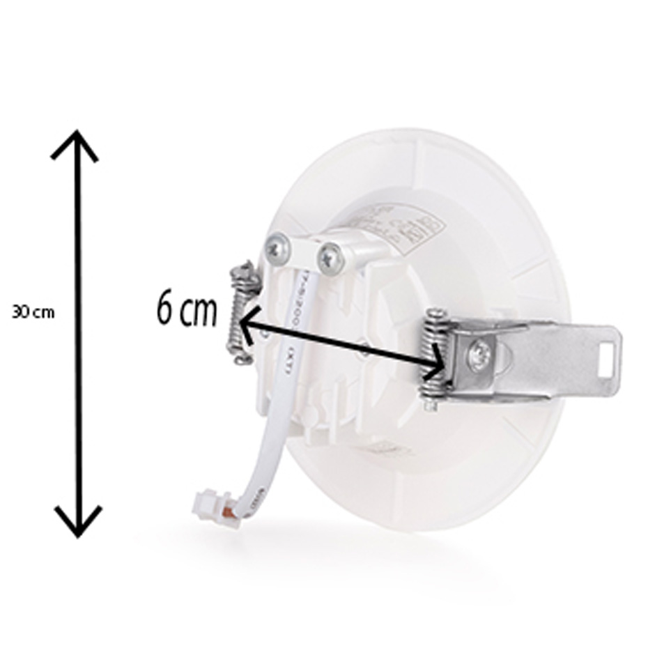 چراغ سقفی LED توکار 7 وات COB تولید نور مدل سان لایت کد TLR71CO007