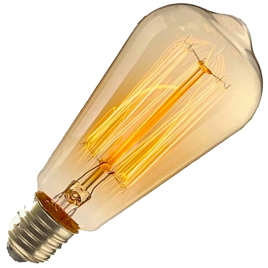 لامپ LED گلابی 40 وات خطی پایه E27