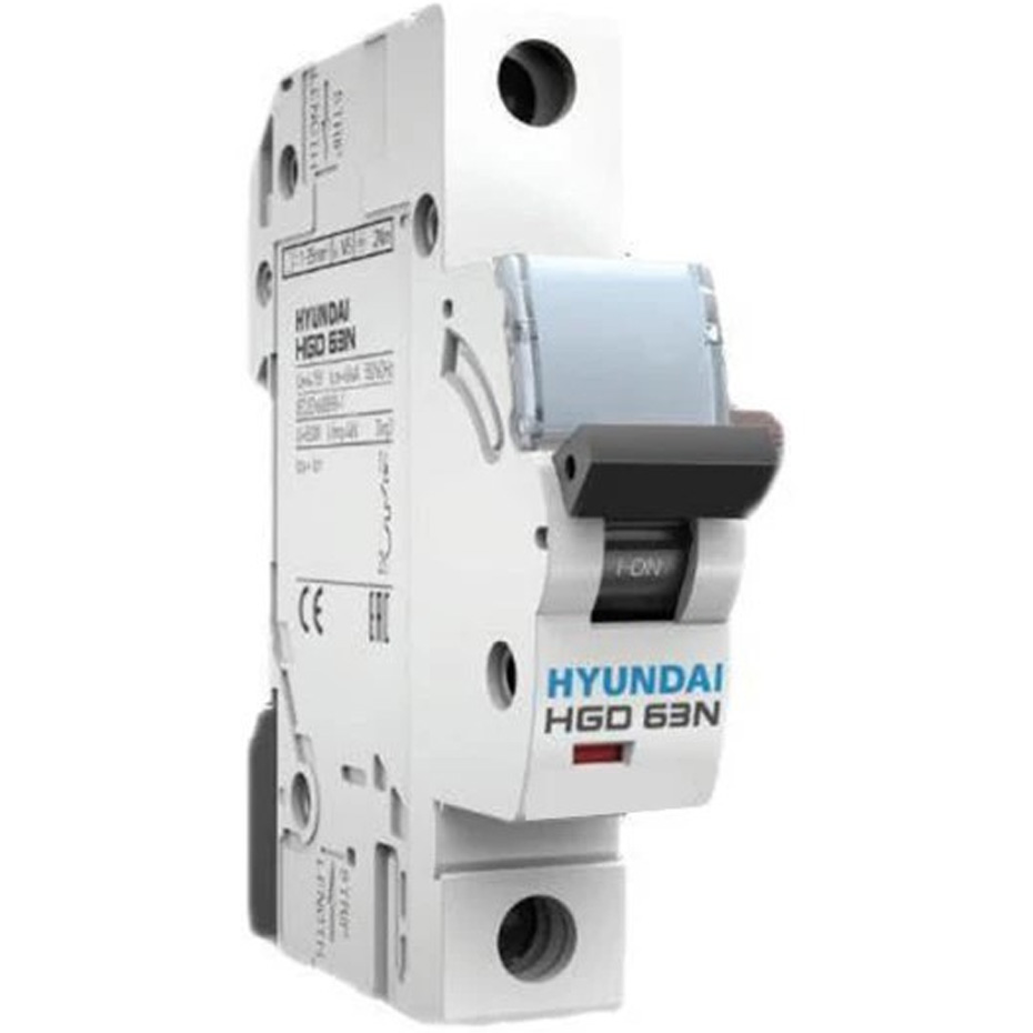 فیوز مینیاتوری هیوندای 1 پل 16 آمپر – HYUNDAI MCB 1P 16A