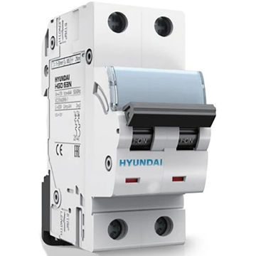 کلید مینیاتوری 50 آمپر دو پل هیوندای کد C50-6KA-2P