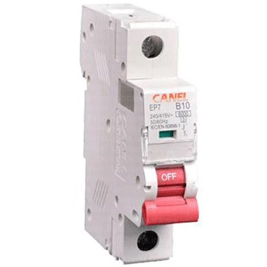 کلید مینیاتوری 16 آمپر یک پل AC کانل کد C16-6KA-1P