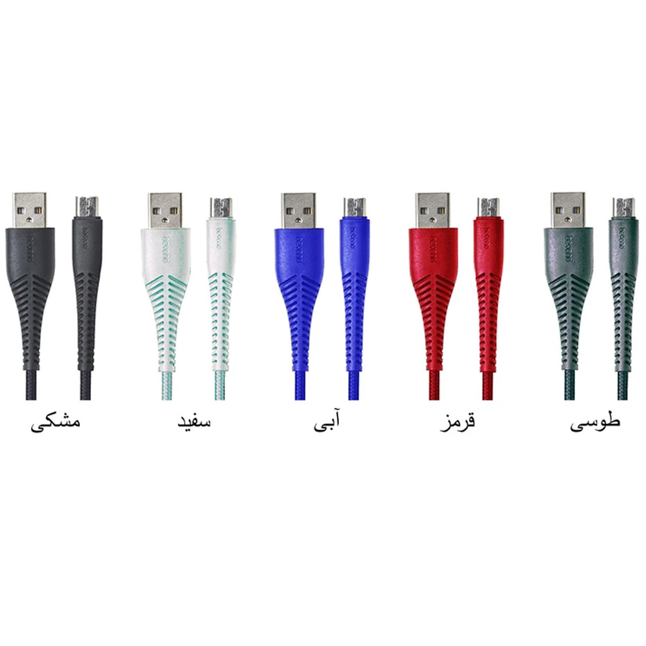 كابل اندرويد ميكرو USB A بياند مدل BUM - 301 طول يك متر