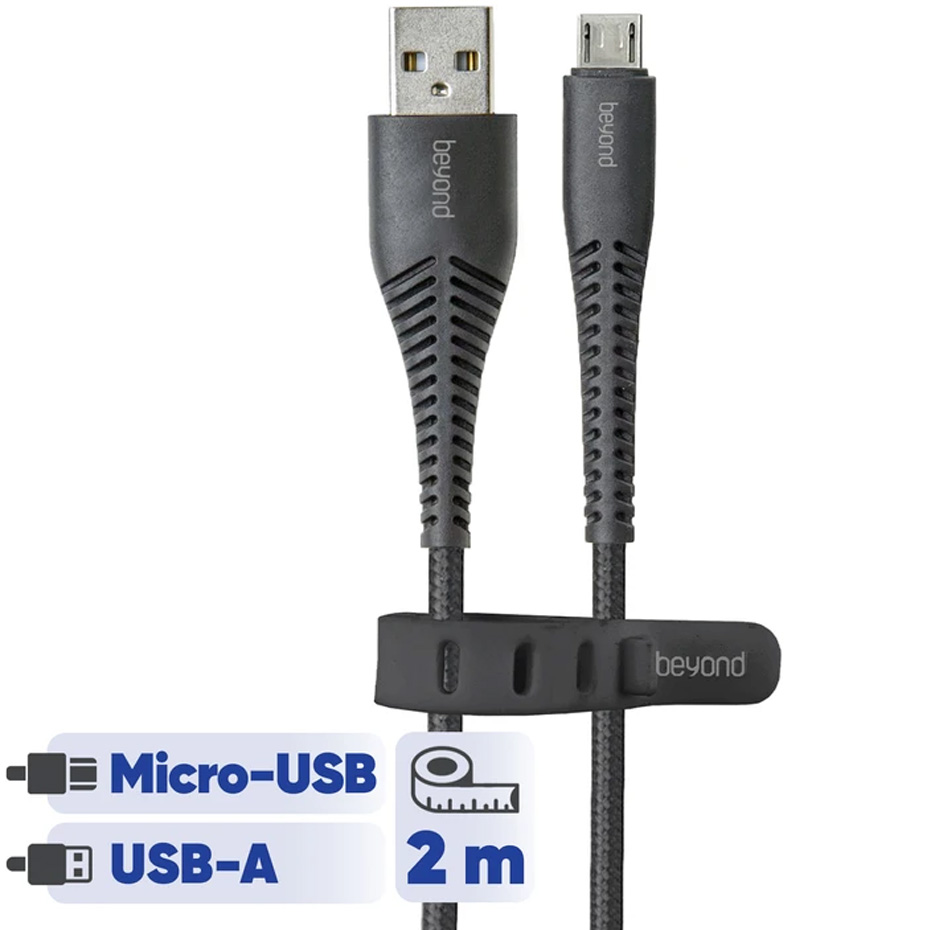 کابل اندروید میکرو USB A بیاند مدل BUM - 302 طول ۲ متر
