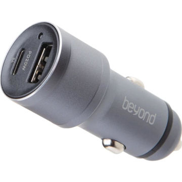 شارژر فندکی 20 وات دو پورت بیاند مدل ba-105