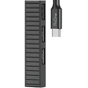 هاب 4 پورت USB به Type‑C پرووان مدل PHU553