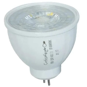 لامپ هالوژنی LED 7 وات زانیس لنزی MR16 پایه سوزنی شفاف