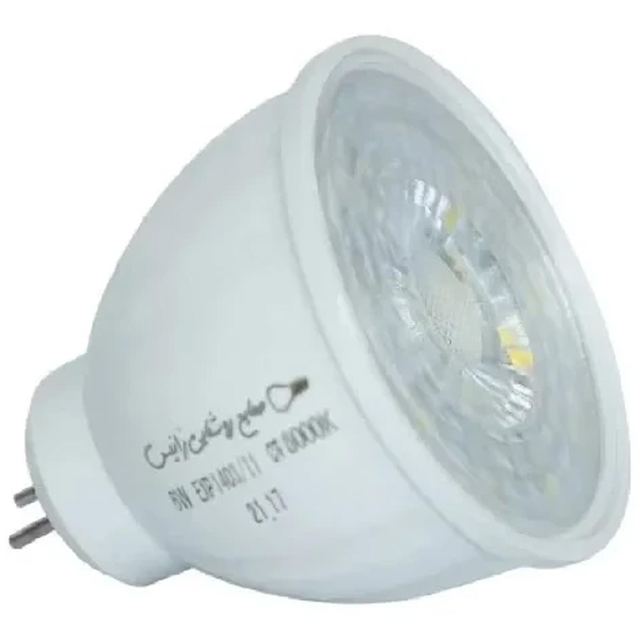 لامپ هالوژنی LED 7 وات زانیس لنزی MR16 پایه سوزنی شفاف