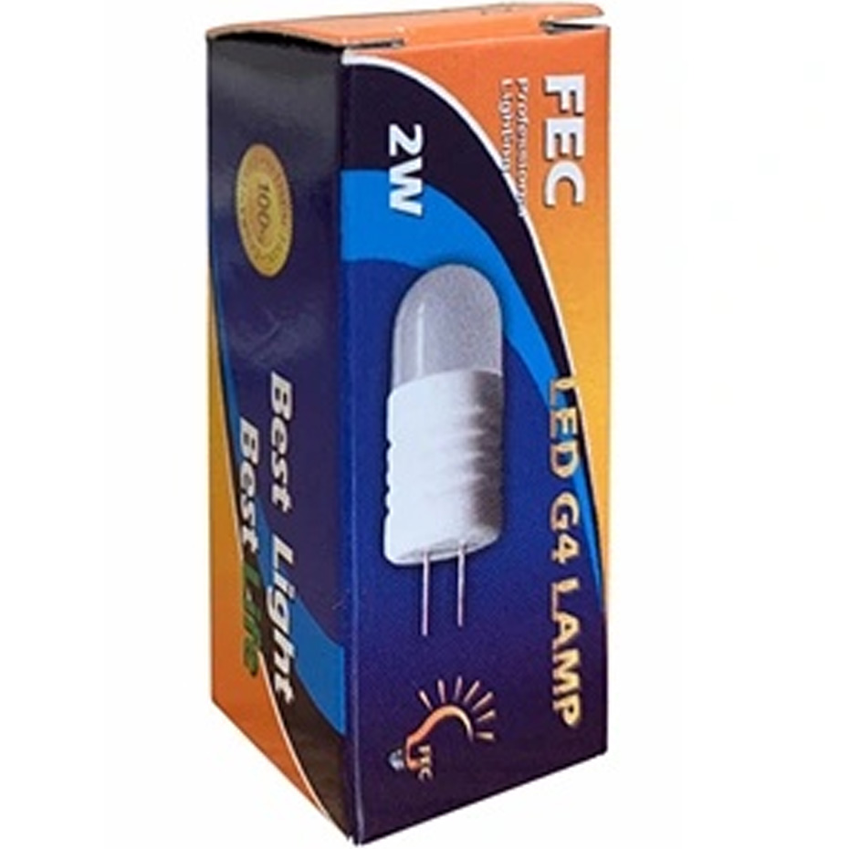 لامپ سوزنی FEC پایه G4 توان 2 وات 12V SMD