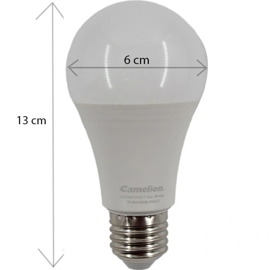 لامپ LED دیمرخور 9 وات کملیون پایه E27
