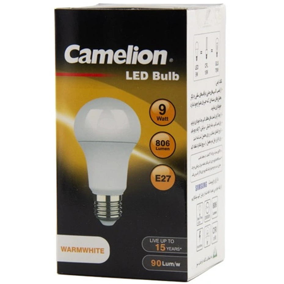 لامپ LED دیمرخور 9 وات کملیون پایه E27