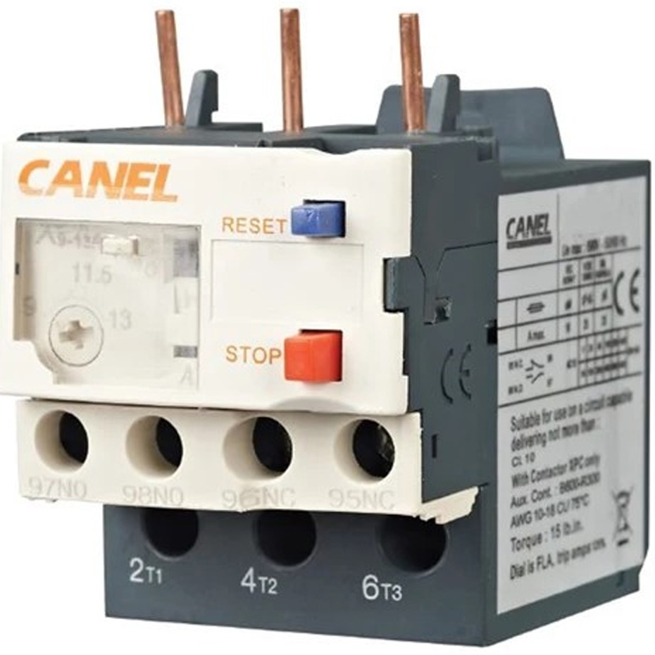 رله بی‌متال 9–13 آمپر کانل مدل XPTR-9-13A38B