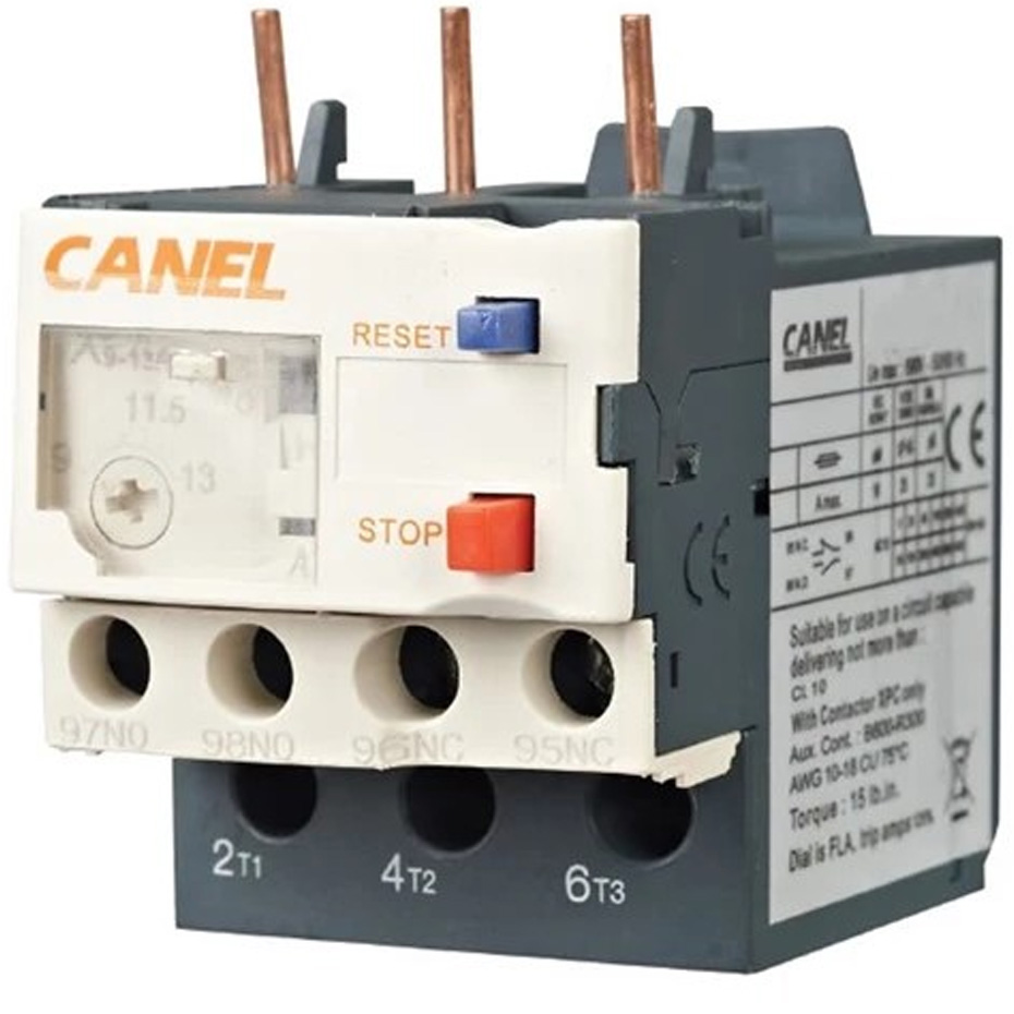 رله بی‌متال 12–18 آمپر کانل مدل XPTR-12-18A38B