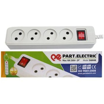 چندراهی برق پارت الکتریک مدل شهاب بدون ارت با کلید کد651