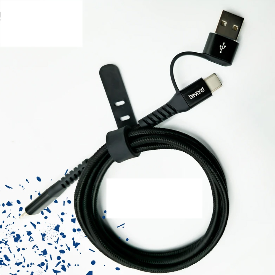 کابل تبدیل USB-C / USB به USB-C بیاند Beyond مدل BCUC - 551 طول 1 متر کابل 2 سر تایپ C