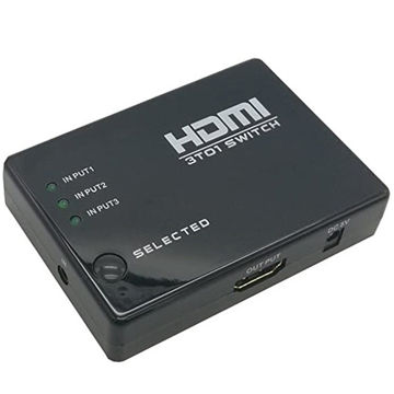 تبدیل 1 به 3 HD وی‌نت با ریموت ۳ ورودی ۱ خروجی