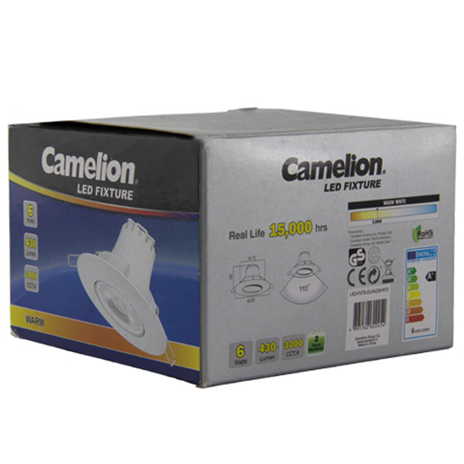 پنل LED کملیون 6 وات توکار LED FIXTURE