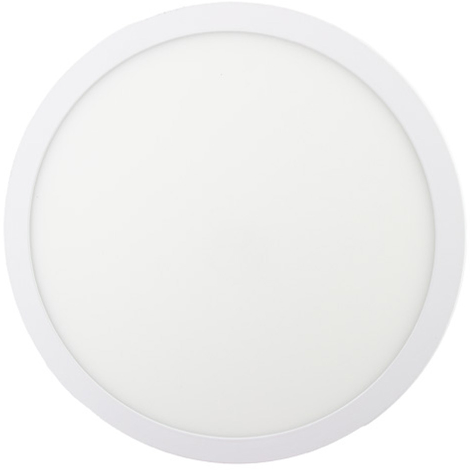 پنل LED یکتا افروز 18 وات گرد روکار ساید لایت با فریم آلومینیومی