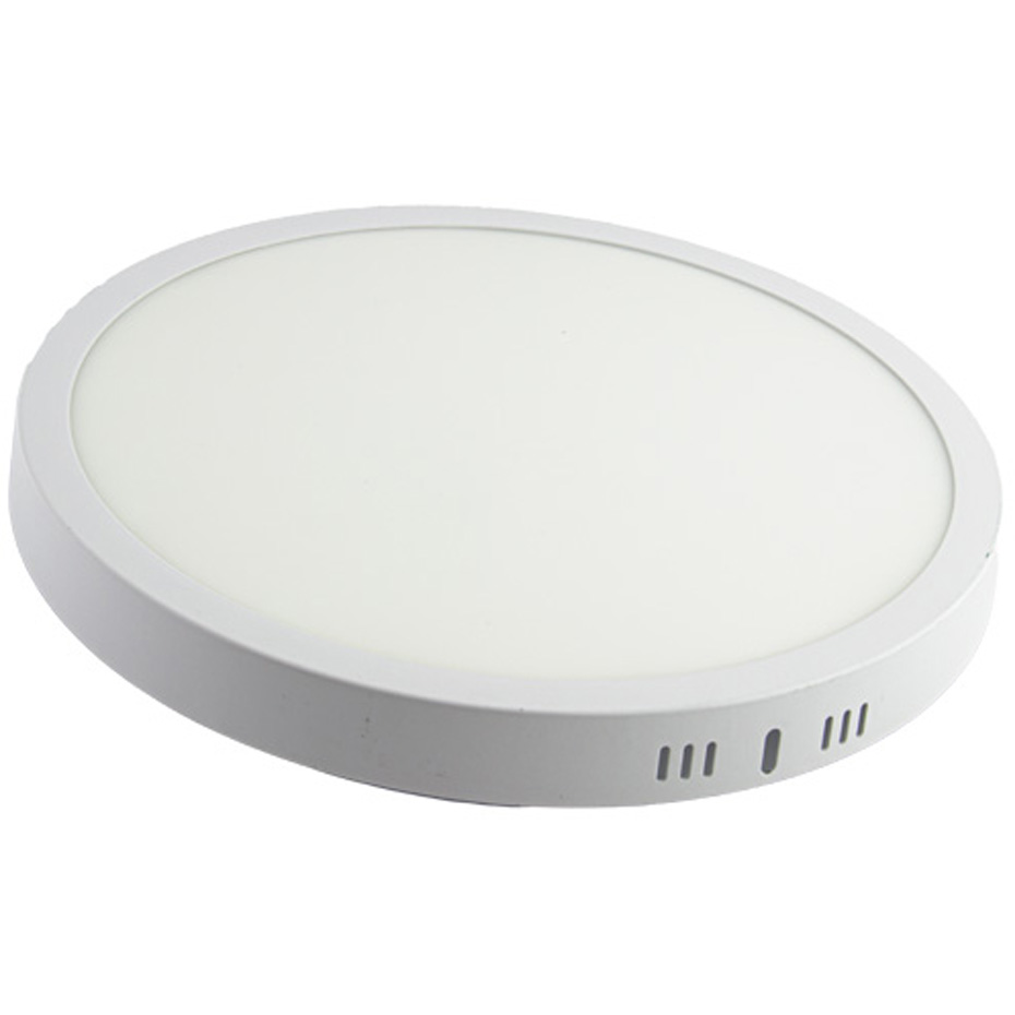 پنل LED یکتا افروز 24 وات گرد روکار ساید لایت با فریم آلومینیومی
