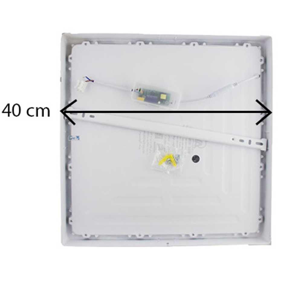 پنل LED یکتا افروز 56 وات مربع روکار بک‌لایت فریم آلومینیومی