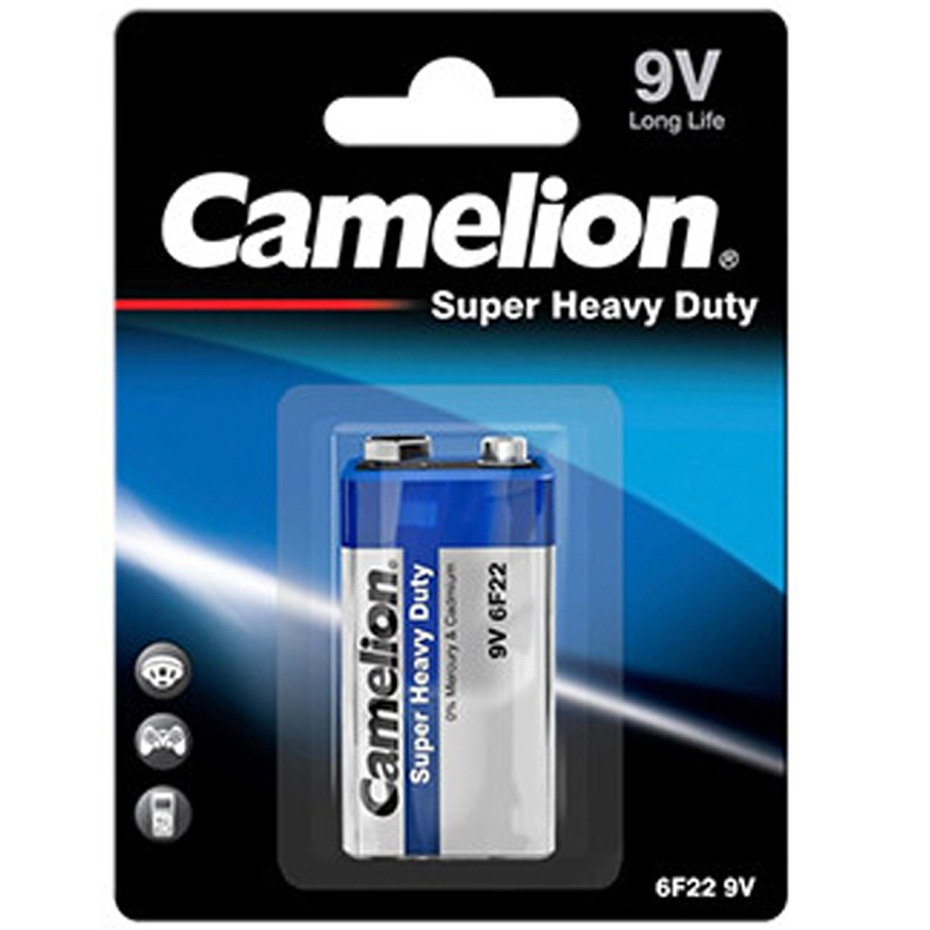 باتری کتابی 9 ولت کملیون مدل Super Heavy Duty 6F22