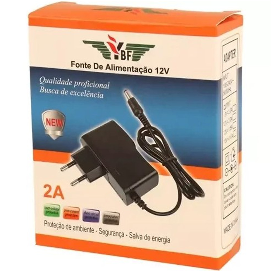 آداپتور 12 ولت 2 آمپر دیواری YBF 1220