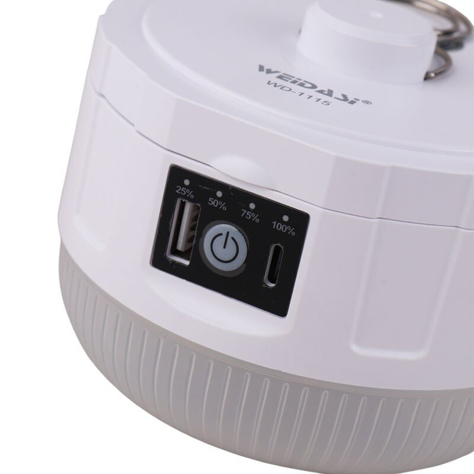 چراغ شارژی ویداسی مدل WD-1115 ظرفیت ۸۰ وات